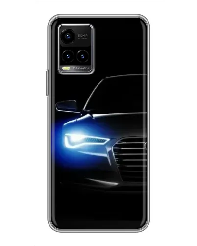 Чехол для Vivo Y33s с картинкой «Неоновый взгляд Audi» Чехол для Vivo Y33s с картинкой «Неоновый взгляд Audi»