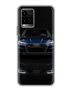 Чехол для Vivo Y33s с картинкой «Audi — ночное отражение» Чехол для Vivo Y33s с картинкой «Audi — ночное отражение»