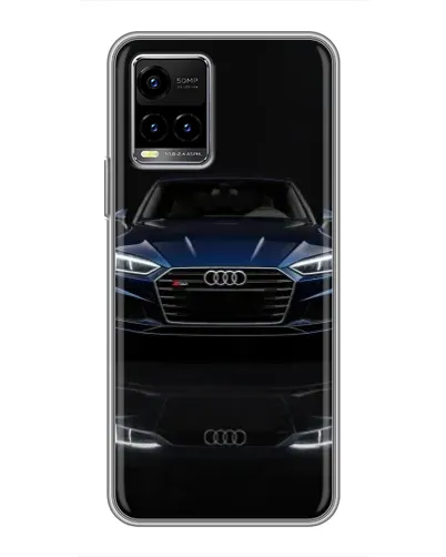 Чехол для Vivo Y33s с картинкой «Audi — ночное отражение» Чехол для Vivo Y33s с картинкой «Audi — ночное отражение»