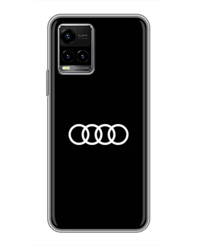 Чехол для Vivo Y33s с картинкой «Audi White Logo» Чехол для Vivo Y33s с картинкой «Audi White Logo»