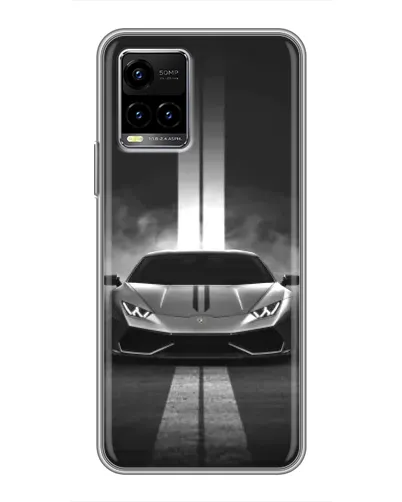 Чехол для Vivo Y33s с картинкой «Lamborghini симметрия дорог» Чехол для Vivo Y33s с картинкой «Lamborghini симметрия дорог»