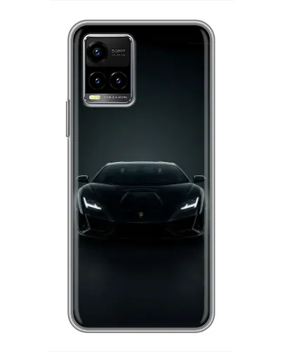Чехол для Vivo Y33s с картинкой «Черный Lamborghini Aventador» Чехол для Vivo Y33s с картинкой «Черный Lamborghini Aventador»