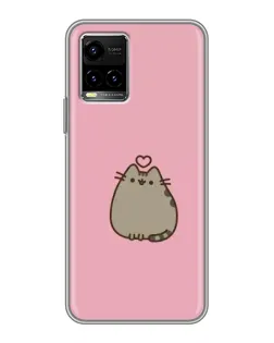 Чохол для Vivo Y33s з картинкою «Pusheen серце» Чохол для Vivo Y33s з картинкою «Pusheen серце»