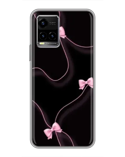Чехол для Vivo Y33s с картинкой «Розовые ленты» Чехол для Vivo Y33s с картинкой «Розовые ленты»