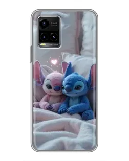 Чехол для Vivo Y33s с картинкой «Плюшевые Стич Ангел» Чехол для Vivo Y33s с картинкой «Плюшевые Стич Ангел»