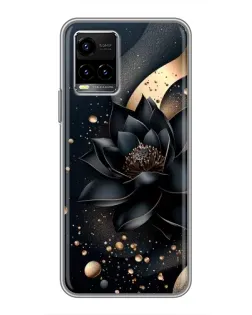 Чехол для Vivo Y33s с картинкой «Черный лотос» Чехол для Vivo Y33s с картинкой «Черный лотос»