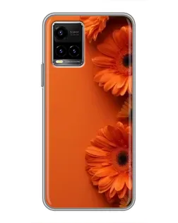 Чехол для Vivo Y33s с картинкой «Оранжевые герберы» Чехол для Vivo Y33s с картинкой «Оранжевые герберы»