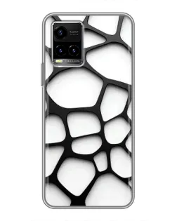 Чохол для Vivo Y33s з картинкою «Біла об'ємна сітка» Чохол для Vivo Y33s з картинкою «Біла об'ємна сітка»