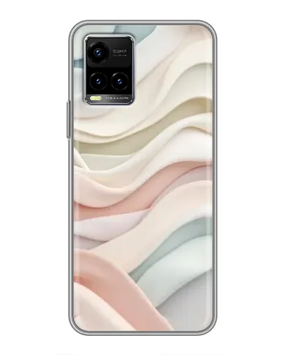 Чехол для Vivo Y33s с картинкой «Пастельные нежные волны» Чехол для Vivo Y33s с картинкой «Пастельные нежные волны»