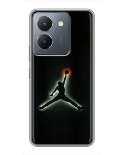 Чохол для Vivo Y36 з картинкою «Jordan Gradient Logo»