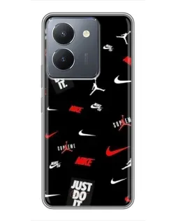 Чохол для Vivo Y36 з картинкою «Nike Mix Pattern»