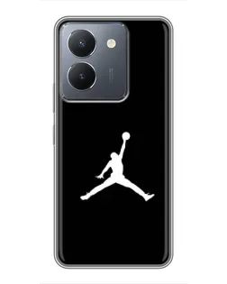 Чохол для Vivo Y36 з картинкою «Jordan Silhouette»