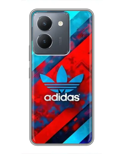 Чехол для Vivo Y36 с картинкой «Абстракция Adidas»