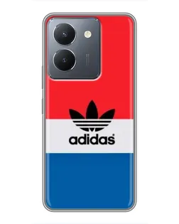 Чохол для Vivo Y36 з картинкою «Ретро блоки Adidas»