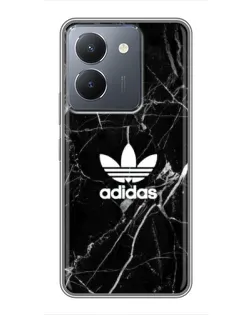 Чохол для Vivo Y36 з картинкою «Білий мармур Adidas»