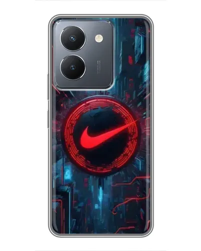 Чехол для Vivo Y36 с картинкой «Техногенный стиль Nike» Чехол для Vivo Y36 с картинкой «Техногенный стиль Nike»