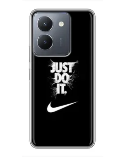 Чехол для Vivo Y36 с картинкой «Текстовый принт Nike» Чехол для Vivo Y36 с картинкой «Текстовый принт Nike»