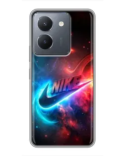 Чехол для Vivo Y36 с картинкой «Огненный логотип Nike» Чехол для Vivo Y36 с картинкой «Огненный логотип Nike»