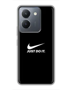 Чехол для Vivo Y36 с картинкой «Минимализм от Nike» Чехол для Vivo Y36 с картинкой «Минимализм от Nike»