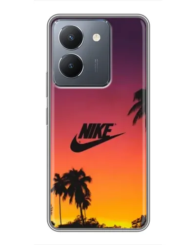 Чехол для Vivo Y36 с картинкой «Nike на закате солнца» Чехол для Vivo Y36 с картинкой «Nike на закате солнца»
