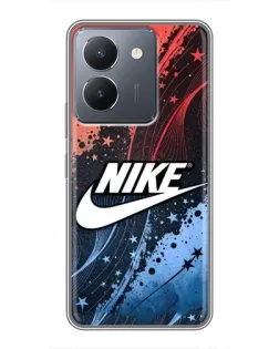 Чехол для Vivo Y36 с картинкой «Градиентный принт Найк» Чехол для Vivo Y36 с картинкой «Градиентный принт Найк»