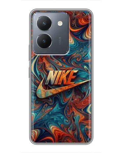 Чехол для Vivo Y36 с картинкой «Nike в абстракции» Чехол для Vivo Y36 с картинкой «Nike в абстракции»