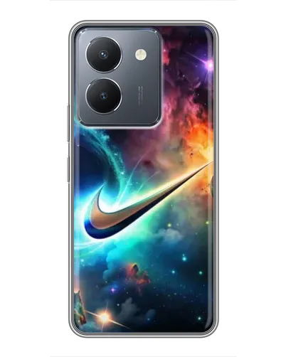 Чехол для Vivo Y36 с картинкой «Космический Nike Swoosh» Чехол для Vivo Y36 с картинкой «Космический Nike Swoosh»