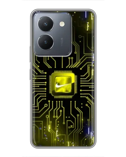 Чехол для Vivo Y36 с картинкой «Nike — золотая искра» Чехол для Vivo Y36 с картинкой «Nike — золотая искра»