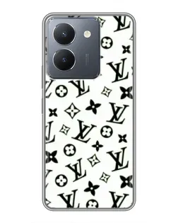 Чехол для Vivo Y36 с картинкой «Монохромный хаос LV»