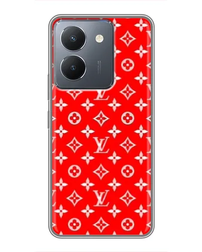 Чехол для Vivo Y36 с картинкой «Яркий паттерн LV»
