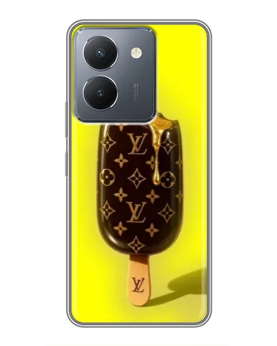 Чехол для Vivo Y36 с картинкой «Мороженое от LV»