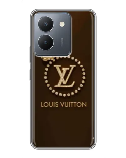 Чехол для Vivo Y36 с картинкой «LV — золотая печать»