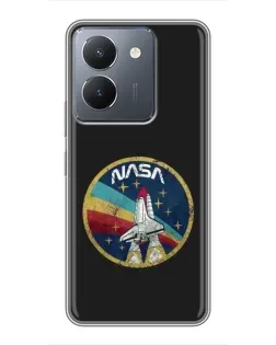Чехол для Vivo Y36 с картинкой «NASA — эмблема миссии»