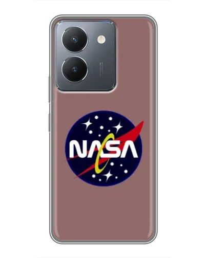 Чехол для Vivo Y36 с картинкой «NASA — ретро космос»