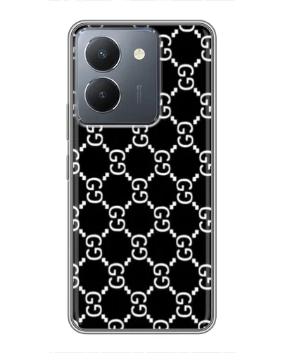 Чехол для Vivo Y36 с картинкой «Gucci — сетчатый паттерн»