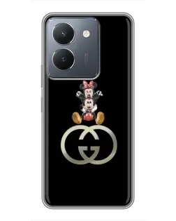 Чохол для Vivo Y36 з картинкою «Мінні Маус на лого» Чохол для Vivo Y36 з картинкою «Мінні Маус на лого»