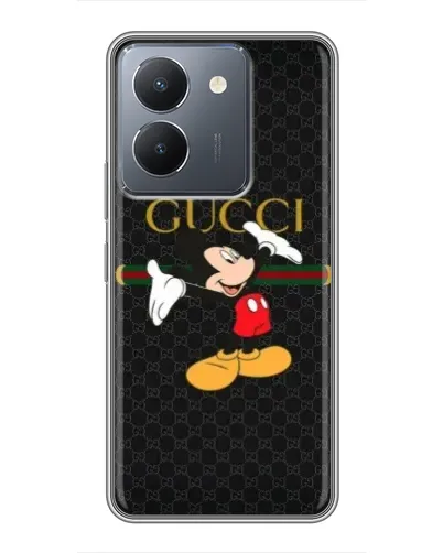 Чехол для Vivo Y36 с картинкой «Микки Маус Gucci»