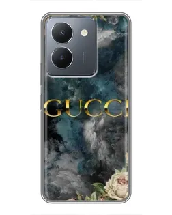 Чохол для Vivo Y36 з картинкою «Абстрактні квіти Gucci» Чохол для Vivo Y36 з картинкою «Абстрактні квіти Gucci»