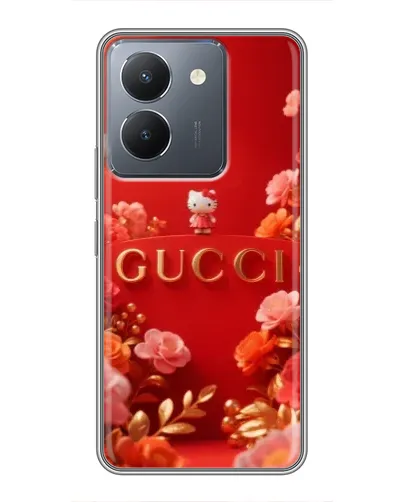 Чехол для Vivo Y36 с картинкой «Gucci — золотой сад»