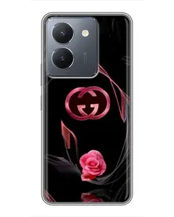 Чохол для Vivo Y36 з картинкою «Gucci — неонова троянда» Чохол для Vivo Y36 з картинкою «Gucci — неонова троянда»