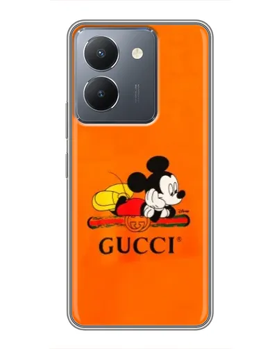 Чехол для Vivo Y36 с картинкой «Микки Маус Gucci — оранж» Чехол для Vivo Y36 с картинкой «Микки Маус Gucci — оранж»