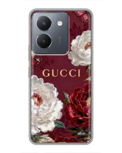 Чохол для Vivo Y36 з картинкою «Gucci — бордові троянди» Чохол для Vivo Y36 з картинкою «Gucci — бордові троянди»
