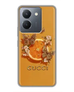 Чохол для Vivo Y36 з картинкою «Gucci — золоті метелики» Чохол для Vivo Y36 з картинкою «Gucci — золоті метелики»
