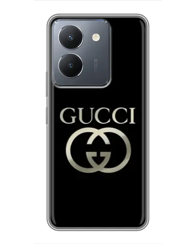 Чехол для Vivo Y36 с картинкой «Gucci — золото на черном» Чехол для Vivo Y36 с картинкой «Gucci — золото на черном»
