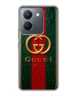 Чохол для Vivo Y36 з картинкою «Gucci — фірмова смуга та золото» Чохол для Vivo Y36 з картинкою «Gucci — фірмова смуга та золото»