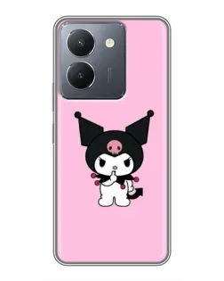 Чохол для Vivo Y36 з картинкою «Kuromi — рожева ніжність»
