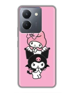 Чохол для Vivo Y36 з картинкою «My Melody та Kuromi»