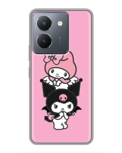 Чехол для Vivo Y36 с картинкой «My Melody и Kuromi»