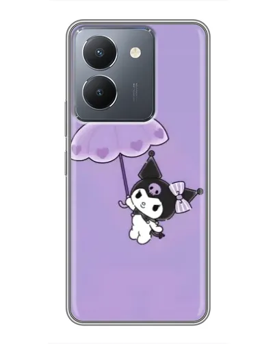 Чехол для Vivo Y36 с картинкой «Kuromi с зонтиком»