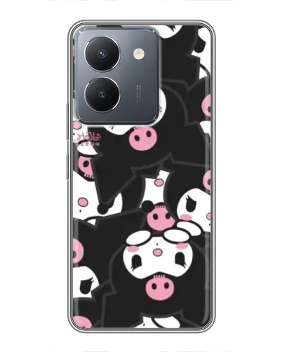 Чехол для Vivo Y36 с картинкой «Паттерн голов Куроми»